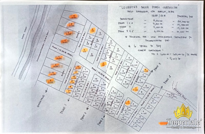 LOURRENZ BEACH HOMES SUBDIVISION